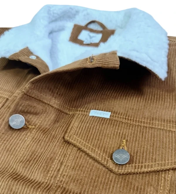Chaleco vaquero con borrega