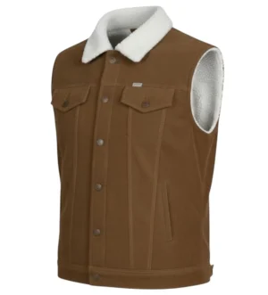 chaleco-vaquero-borrega-hombre-oro Chaleco vaquero para caballero