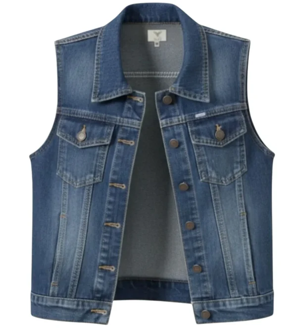 chaleco-vaquero-mezclilla-hombre chaleco vaquero de mezclilla para hombre
