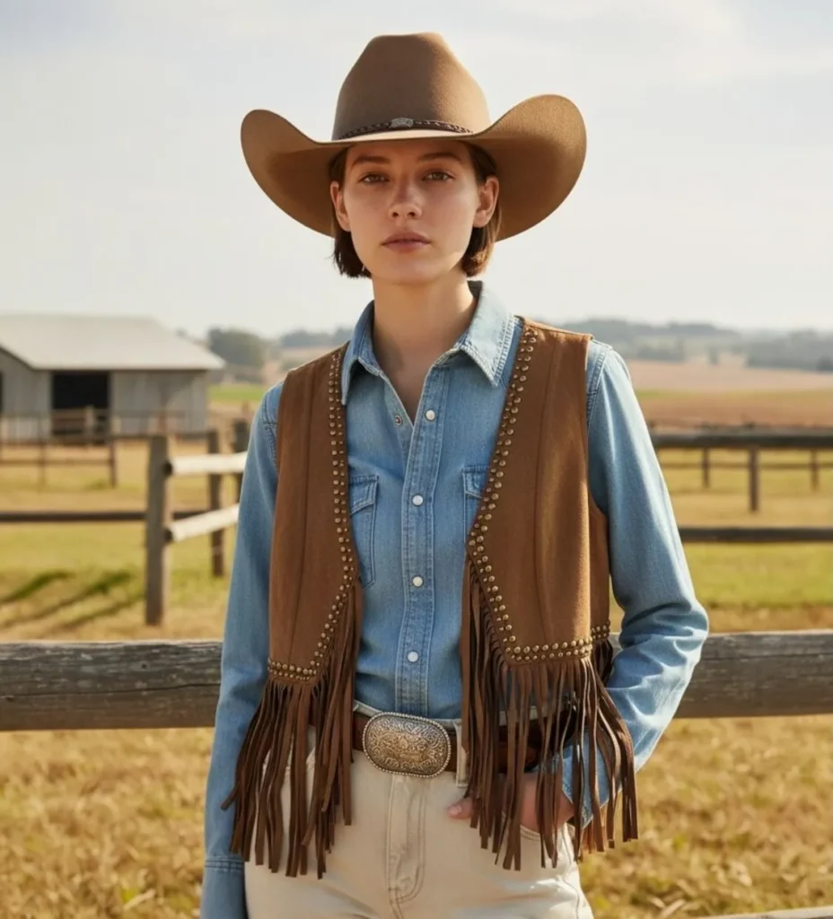 Chalecos vaqueros para mujer