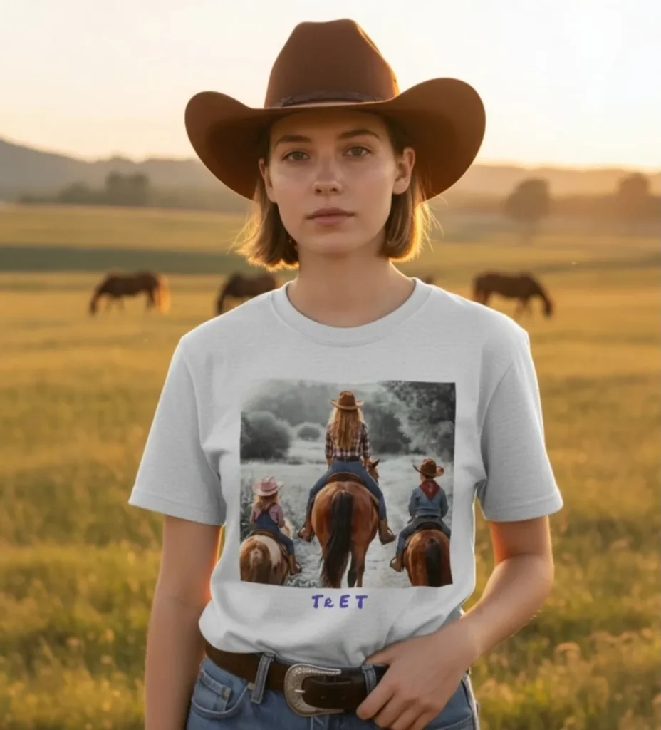 Playeras vaqueras para mujer