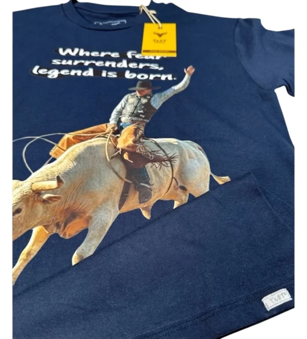 playera where fear closeup Playera vaquera para hombre fear surrenders
