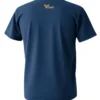 playera where fear trasero Una playera vaquera manga corta en color azul marino Vista por la parte de la espalda