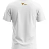 playera wild west trasero Una playera vaquera para hombre manga corta color blanco Visto desde la espalda