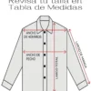 tabla de medidas camisa vaquera hombre