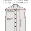 tabla de medidas chaleco hombre