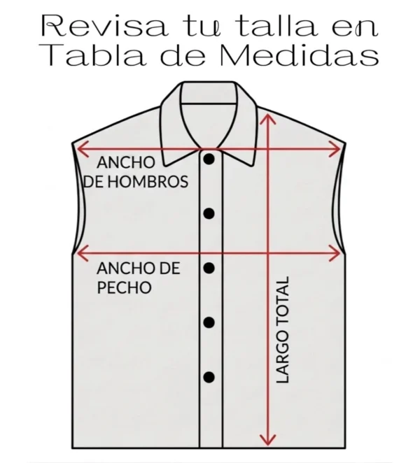 tabla de medidas chaleco hombre