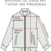 tabla de medidas chamarra tabla de medidas chamarra vaquera hombre