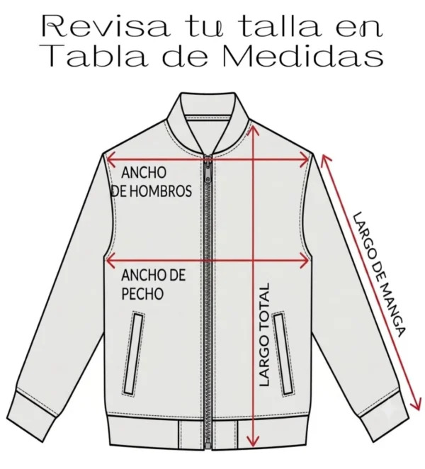 tabla de medidas chamarra tabla de medidas chamarra vaquera hombre