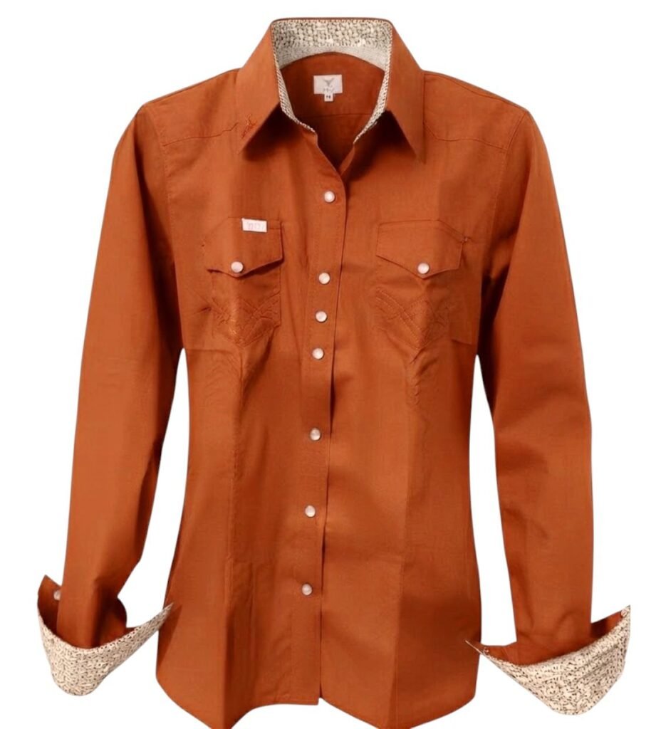 blusa anaranjada