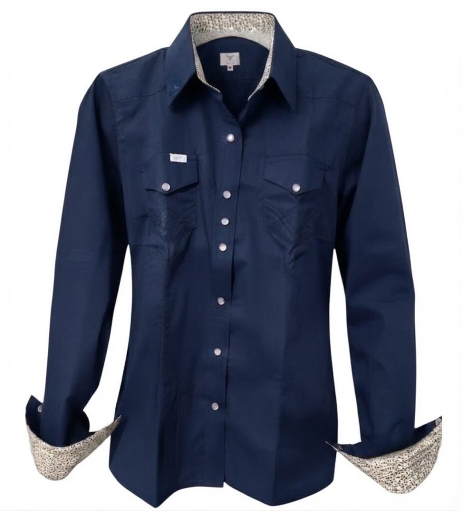 blusa azul marino