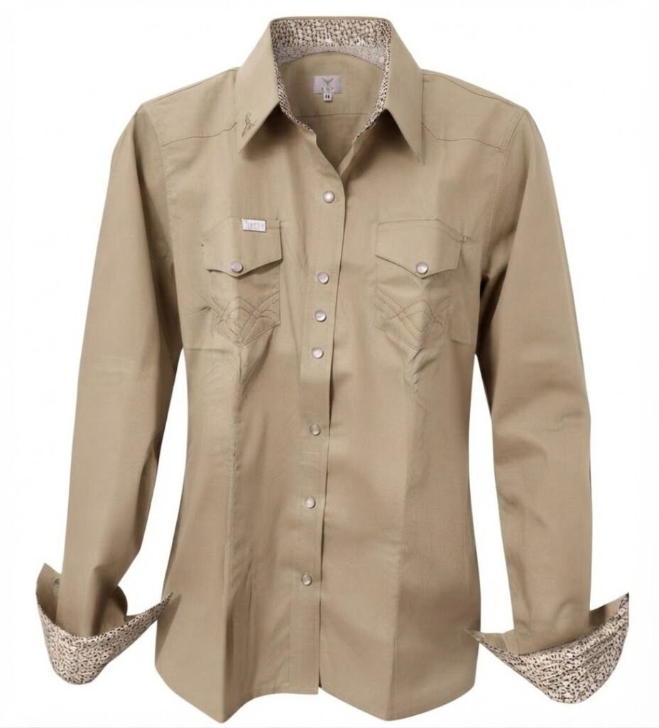 blusa kaki