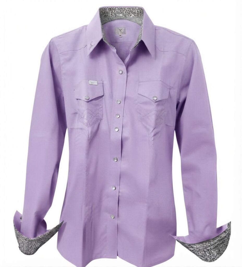 blusa lila