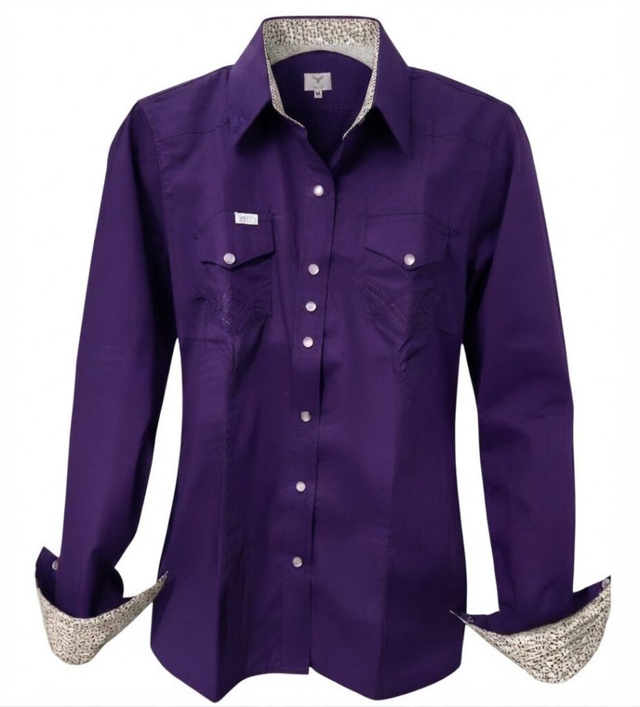 blusa morada