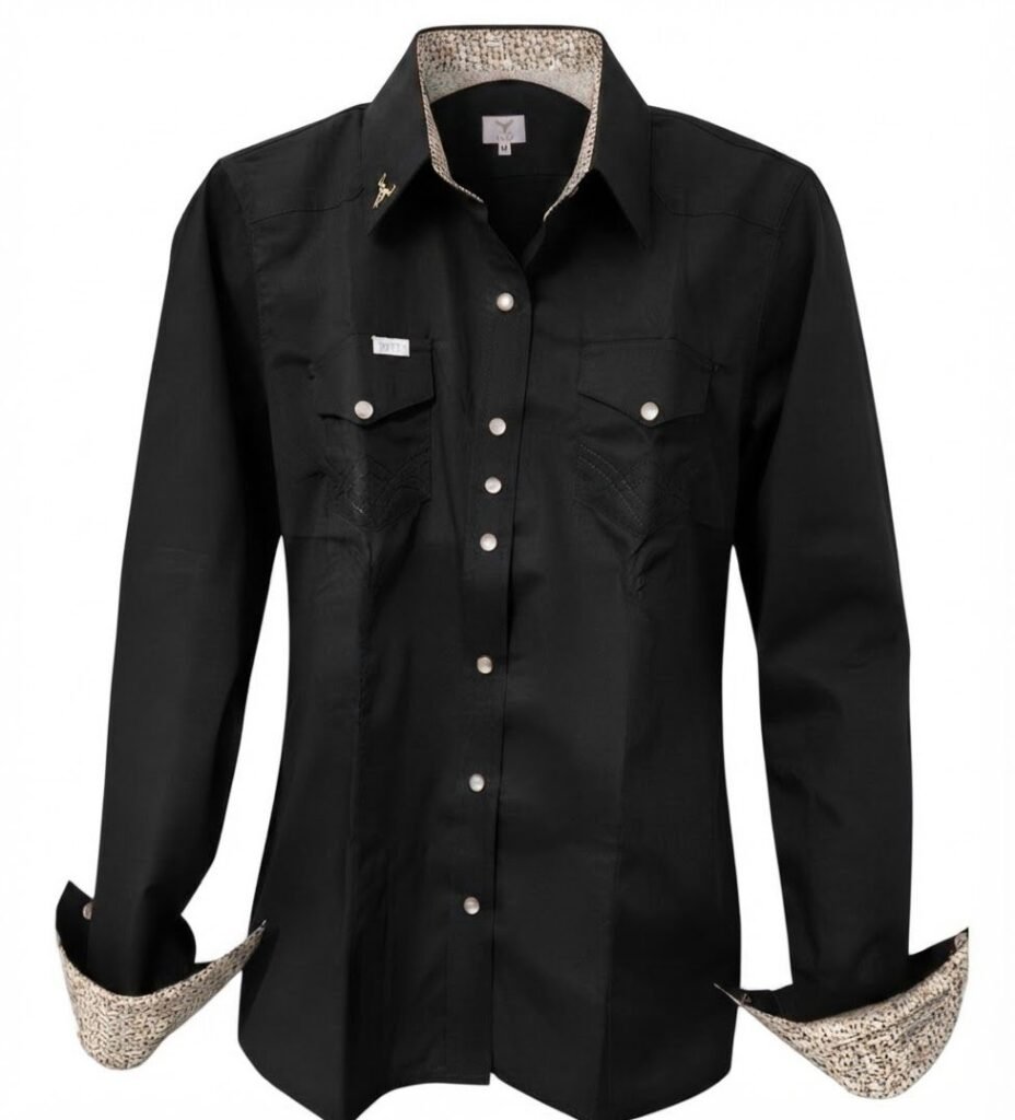 blusa negra