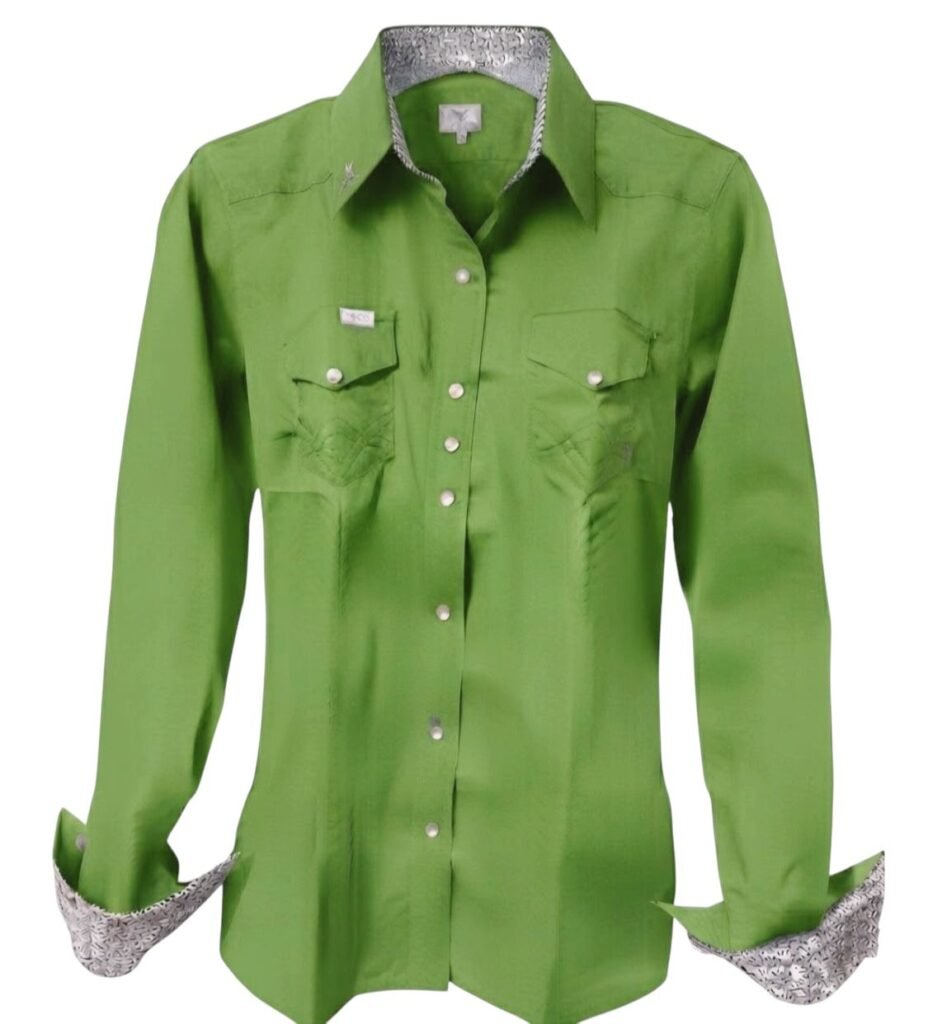 blusa verde limon