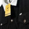 detalles del frente Chamarra Western con Borrega