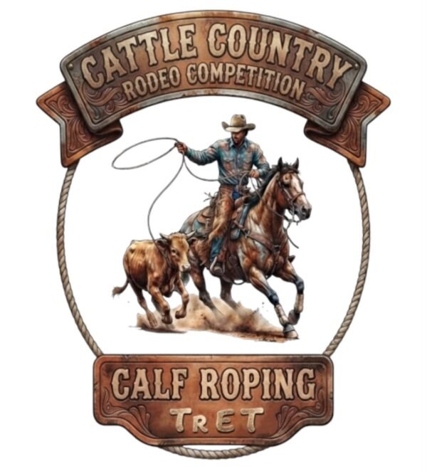 estampado calf roping