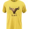 playera de rodeo amarilla logo Tret