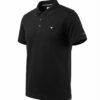playera polo western negra playera polo western negra, manga corta con pequeños bordados