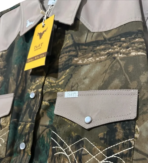 Camisa Vaquera Camuflaje