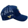 vista lateral gorra azul marino texas