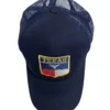 vista superior gorra azul marino texas