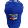 vista superior gorra azul rey texas