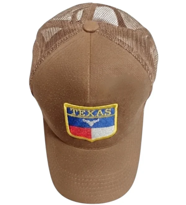 vista superior gorra moca texas