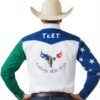 vista trasera de camisa Camisa Mex-USA Rodeo