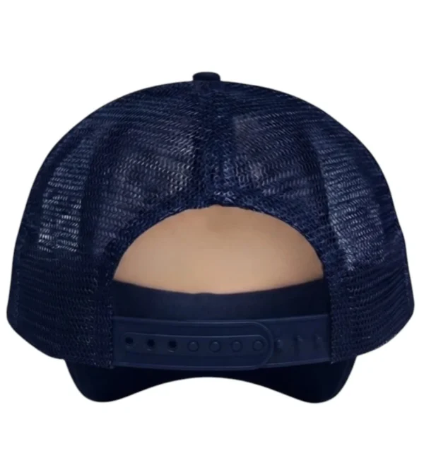 vista trasera gorra azul marino texas