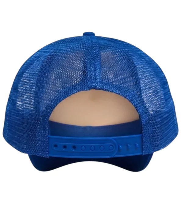 vista trasera gorra azul rey texas