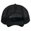 vista trasera gorra texas negra