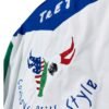 vista trasera que muestra detalles de la camisa vista trasera que muestra detalles de la camisa